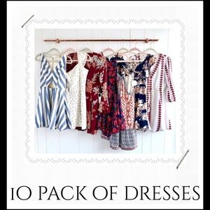 10 Pack of Dresses mixed sizes